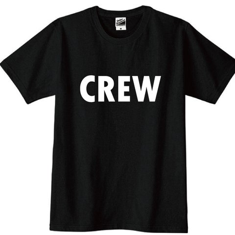 【送料無料】職業Ｔシャツ　ＣＲＥＷ Ｔシャツ 全3色　文字Ｔシャツ スタッフＴシャツ