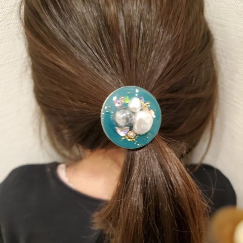 ★送料無料☆レジン★ヘアアクセサリー☆