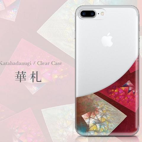 華札 - 和風 iPhone クリアケース【iPhone全機種対応/ハードorソフト】