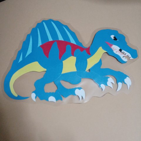 恐竜壁面 スピノサウルス