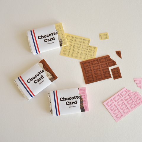 ＜3個セット＞チョコっとカード　Chocotto Card