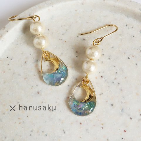  月海のしずく♪ピアス＆イヤリング 