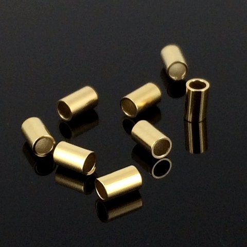 【10点セット3×2mm】14KGFゴールドフィルド金張りチューブ