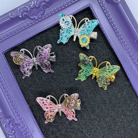 🦋蝶々　クリップ 🦋ヘアピン🦋