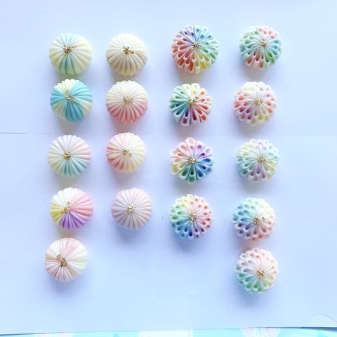 ♡一点物手毬♡和菓子風マグネット フェイクスイーツ