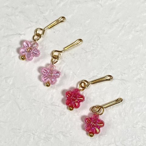 リカちゃんお花ピアス２点セット