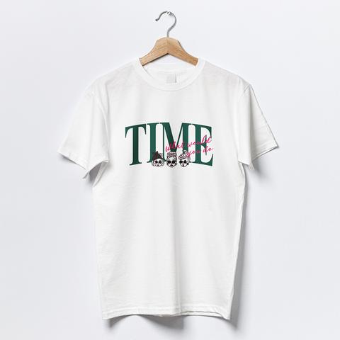 ボーイズサイズTシャツ・“タイム！”