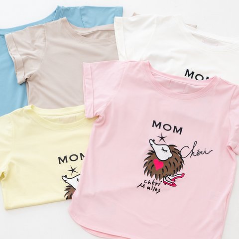 【MOM】ハリネズミ親子Tシャツ♥おそろいコーデ