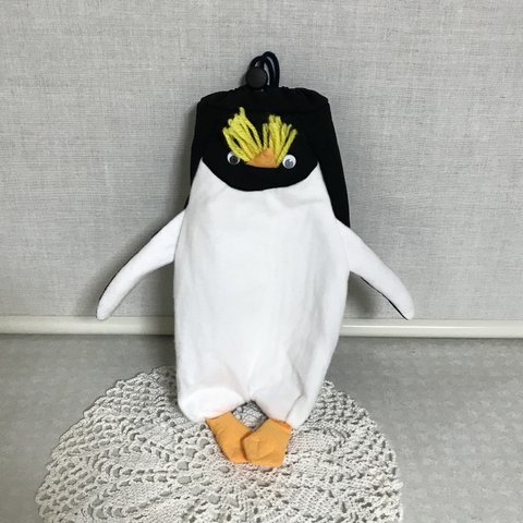 ペンギンの巾着