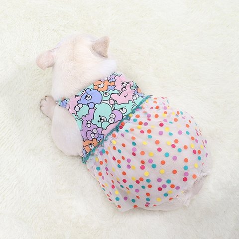 犬服　チュール　ワンピース　スカート　フレンチブルドッグ　ボストンテリア　シュナウザー　パグ　トイプードル　柴犬　コーギー　ポメラニアン