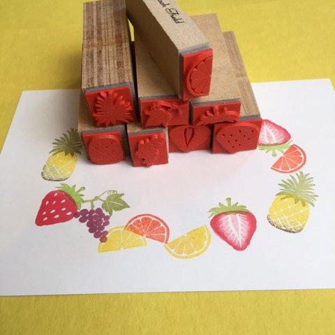 Fruits petit stamp set