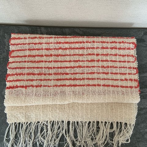 手織りストール