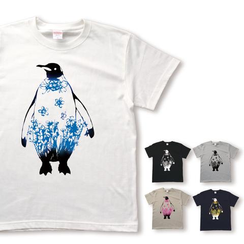 デルフィニウムペンギンのTシャツ