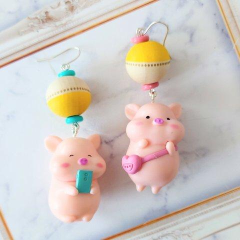 ぶたさんのお出かけ(ﾟ´🐽`ﾟ)❁⃘*.ﾟ