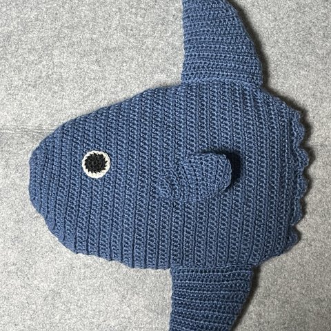 かぎ針編み海洋生物マンボウかわいい編みぐるみ　Crochet Sea Creatures Sunfish (mola mola) Amigurumi