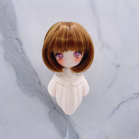 BJD 1/3 1/4  1/6人形 ドール用ウィッグ カツラ 耐熱 ハンドメイドzxww-17