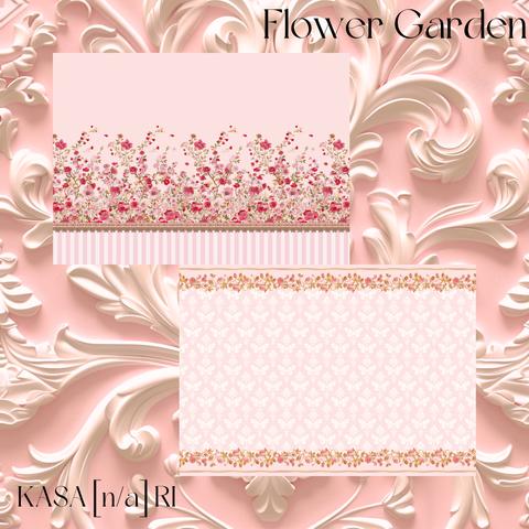 [単品]Flower Garden  A4両面デザインペーパー 10枚