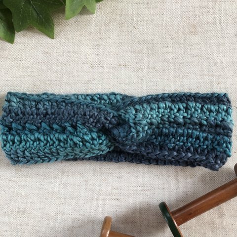 手編み🧶のターバン【送料込】