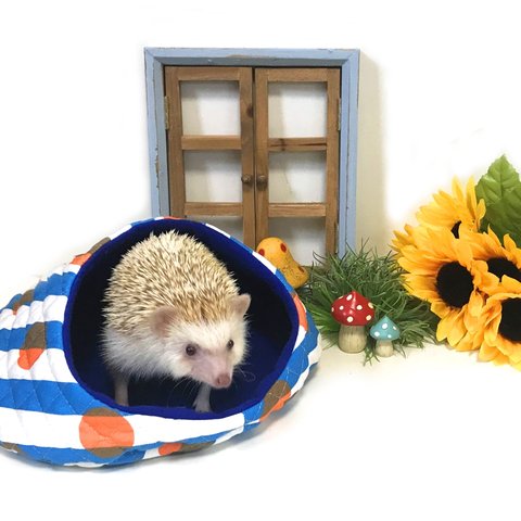 ハリちゃんのおやすみベッド（夏用） キャンディー ブルー / Hedgehog bed for summer