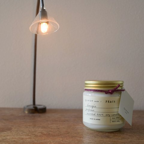 soy candle PEACH