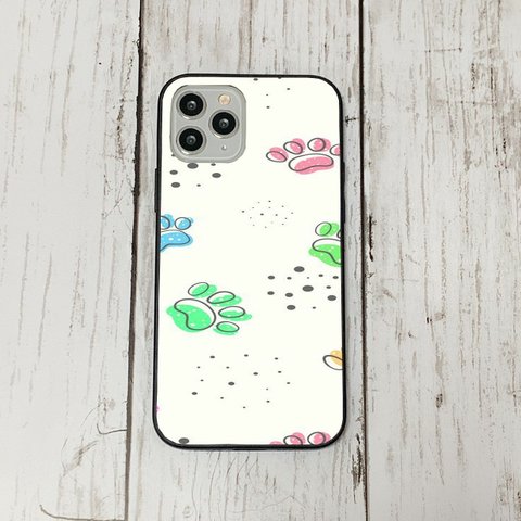 スマホケース28 期間限定 iphone 強化ガラス おしゃれ 北欧 動物　足跡　アンティーク　運気　かわいい　絵画 iface