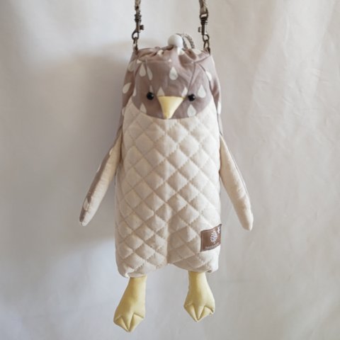 しずくペンギンちゃんのスマホショルダー/スマホショルダー/巾着袋/ペンギン着