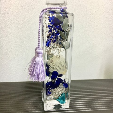 お供えハーバリウム 選べるタッセル 150ml 