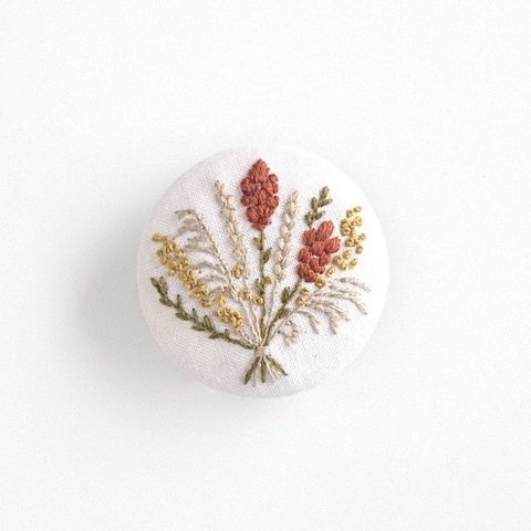 刺繍ブローチ［bouquet-autumn］