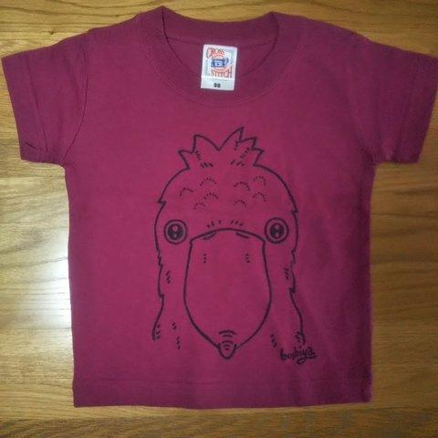 【90cm】「ハシビロコウ」Ｔシャツ