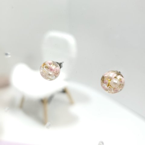 レジン レジンアクセサリー    アクセサリー    シルバー  ピアス  ハンドメイド ハンドメイドアクセサリー    レジンピアス  ドライフラワー