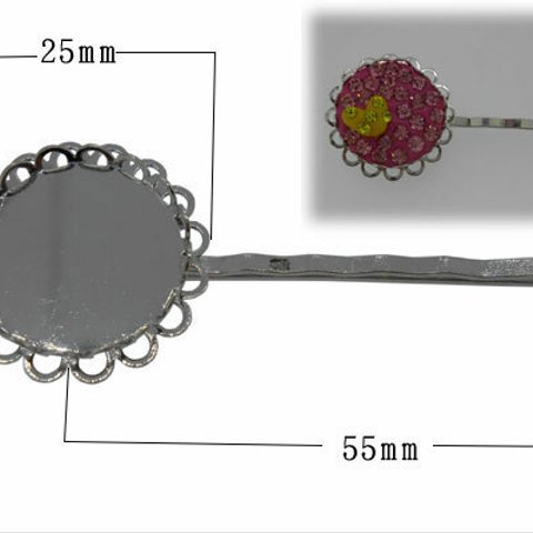 エポキシ樹脂粘土 レジン 手作り ハンドメイド素材 ヘアピン パーツ  3セット （3個入り） ea-93