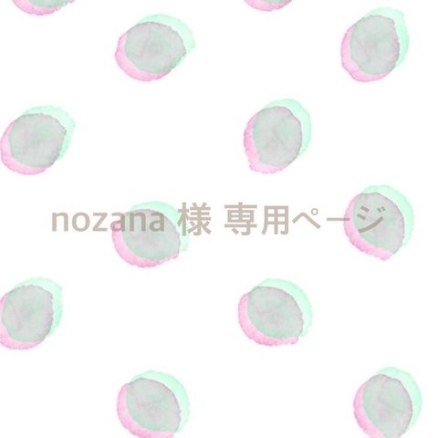 nozana様 専用ページ