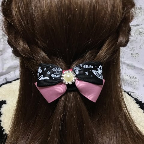 リボンヘアゴム キッズ