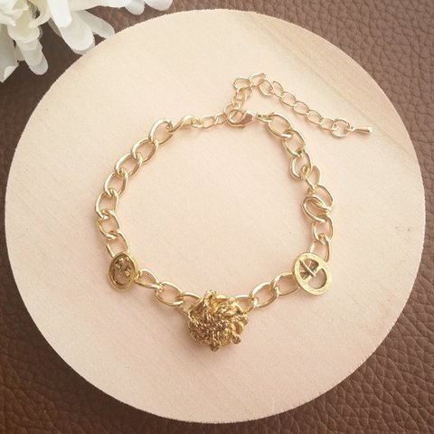 vintage button bracelet①