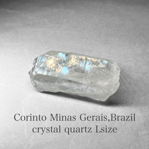 Corinto Minas Gerais crystal：storation・companion / ミナスジェライス州コリント産水晶L - 33：ストレーション・コンパニオン