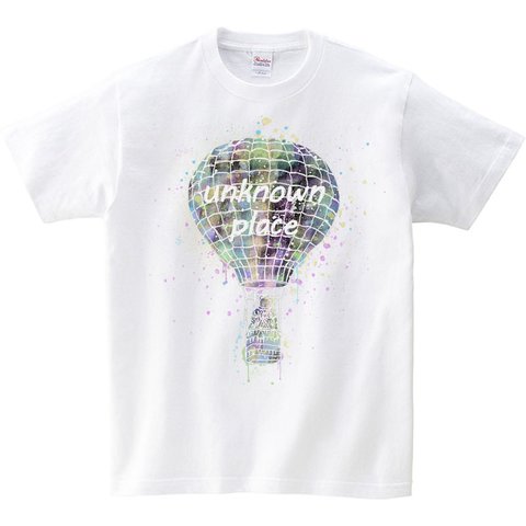 [キッズTシャツ] Space balloon