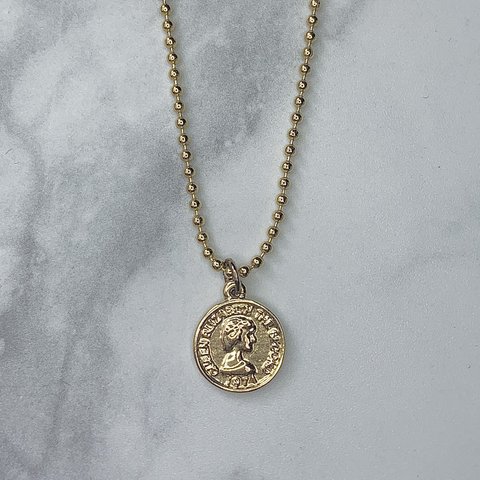 mini coin necklace