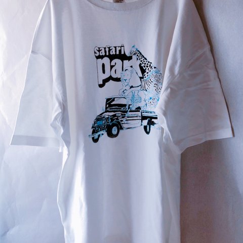 ビッグシルエットTシャツ /サファリ /ホワイト