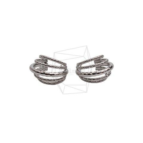 ERG-2648-R【2個入り】マルチラウンドピアス  ,Multi Round Post Earring