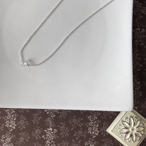 高品質　NY　ハーキマーダイヤモンド　ネックレス　silver925