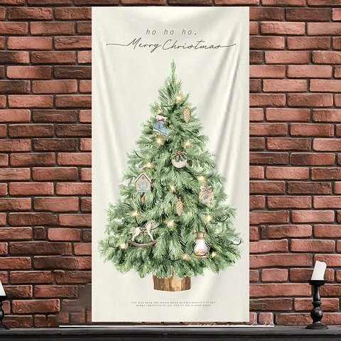 クリスマスツリー　タペストリー　015