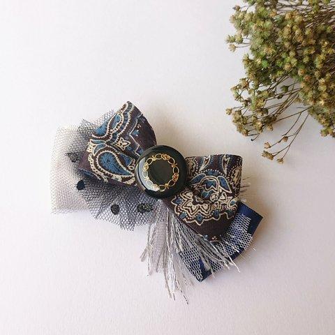 attractive Paisley  Ribbon  ヘアクリップ