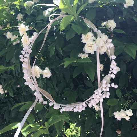 すずらんの花冠  flower crown of lily of the valley