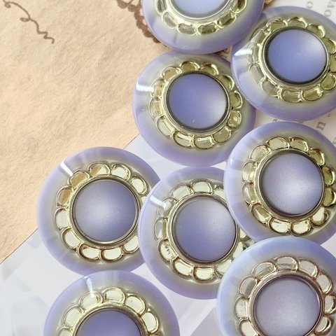 【20mm 2個set】 飾り ボタン ◆1442◆ レトロ アンティーク ヴィンテージ レトロボタン