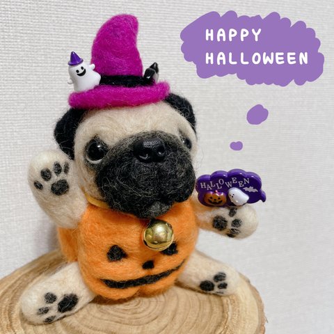 ハロウィン🎃 招きパグちゃん