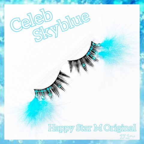 ❤★Celeb SkyBlue★partyまつげ セレブ スカイブルー★送無料●即購入不可