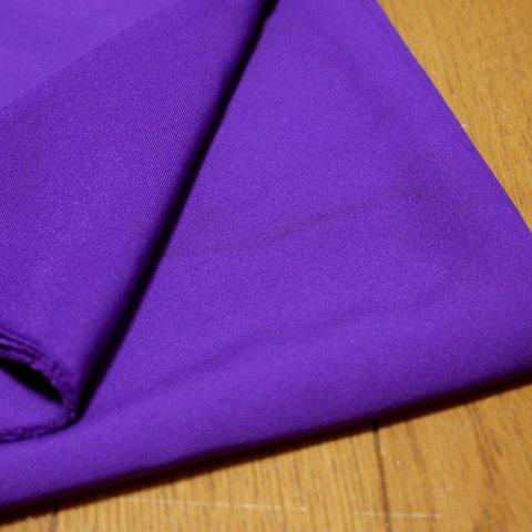 日本製 エステルギャバ 紫 無地 幅148cm×2.9m