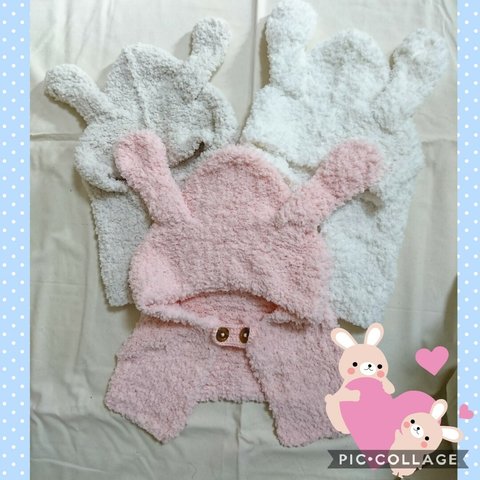 【冬物値下げ！】♡ふわもこ♡うさずきん