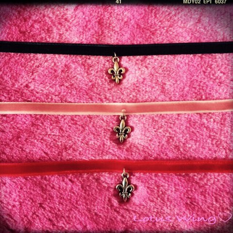 Lily choker♡3color