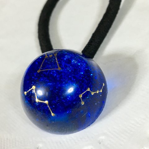 457)宇宙の欠片  プラネタリウム ヘアゴム